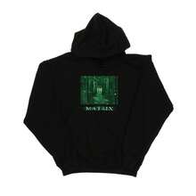 Womens/Ladies Digital Cube Hoodie (Black) - Coffee Brown - View 2