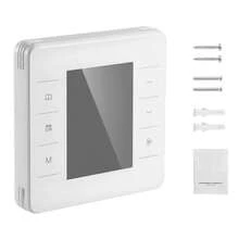 7-Day Programmable Thermostat, Home Thermostats For Heat Pump,Air Conditioner,Underfloor Heating, LED Screen With Backlight & 1Cool+1Heat,Energy-Efficient,Wide Temp Range,White - White - View 8