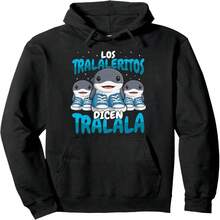 Los Tralaleritos Dicen Tralala - Italian Brainrot Funny Kids Pullover Hoodie - Hitam 13 - View 1