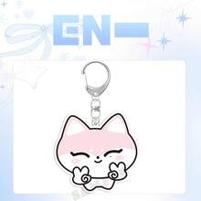 EN/HYPEN、Kpop、Heeseung、Jongseong、Taki、Sunoo 钥匙扣、粉丝周边商品、卡通可爱钥匙扣、2D 平面钥匙扣、动物造型钥匙扣、包包挂件、背包配件、可爱挂饰、圣诞节小礼物、生日礼物 - 彩色 - 查看 9