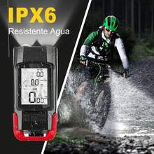 Luces para Bicicleta 2 en 1 con Ciclocomputador con GPS, LED Recargables con Luz Trasera, Linterna de  Impermeable para Bicicleta de Montaña y Carretera,Registra Velocidad,Distancia y Tiempo - 1 - Ver 4