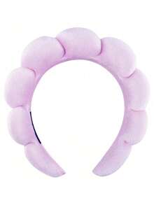 Set de 5 piezas de diadema y muñequera de lujo súper suaves de fibra, diadema para lavado facial, diadema para maquillaje, diadema para cuidado de la piel, diadema de esponja de terciopelo mullido, scrunchie de toalla de rizo suave y absorbente, adecuado para cuidado de la piel, desmaquillaje, baño, para mujeres y niñas