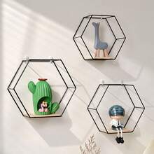 1 buc suport de afișare din fier pentru agățat de perete, ornamente decorative de perete pentru decorarea artei de perete a camerei de zi.