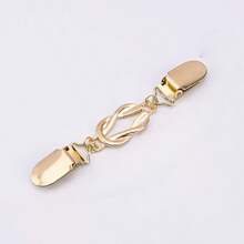 1pc/2pcs Vintage Waist Tie & Shirt Clip, Suitable For Shawls, Cardigans, Sweaters, Clothes And Pants