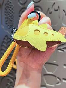 1 个 PU 皮革钥匙圈，摩托车、公共汽车和飞机设计，适用于汽车钥匙、包袋配件，是送给男士和女士日常使用或节日的完美礼物。 - 彩色 - 查看 9