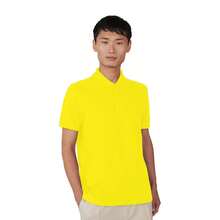 B&C Herren My 180 Poloshirt (Sonnengelb) - Gelb - Übersicht 3