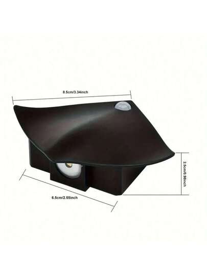 Moderne Motion Sensor Sconette, Indoor Night Verlichting Warm Geel Light, Battery Powered (3 AAA Batteries), Semi Embedded Installation, Hallways, Bedrooms, Kitchens, Cabinets, Stairs Sconette [Battery Not Included] view 7