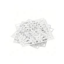 12-Piece 40x40CM Room Divider -Wall Partition Screen, Simple Room Divider, Privacy Screen Room Divider, Fabric Curtain-Style, Indoor Space Divider Screen, 40x40CM Partition Set - White - View 10