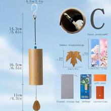 C/D/F/G Tuning, Japanese Style, 4-Sound Clear Chime, Natural White Noise Sleep Machine, Suitable For Yoga, Meditation, Outdoor Garden, And Indoor Hanging Decor - Yellow - View 8