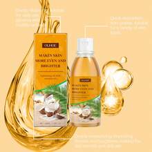 100ml Aceite corporal de coco brillante, hidratante, reafirmante, iluminador, calmante, humectante, aceite de masaje suavizante