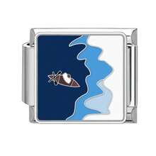 1/5/10/20/30/50pcs Stainless Steel Modular Bracelet Components, Romantic Starry Night Sky Series, DIY Detachable Bracelet Spring Cube