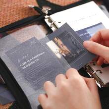 A6/A5 Binder 6 Ring Cover PVC Notebook Shell With Zipper Glitter Loose Leaf Photo Album, Sparkling A6/A5 Budget Binder For Cash Budget System, Journaling, Planner, Random Style/Color, Perfect Gift For Halloween, Christmas, Weddings, Various Other Holidays, Travel Notebook ( Color Style Random )