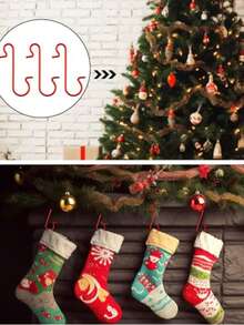 20 de bucăți cârlige pentru ornamente de culori asortate, umerașe din oțel inoxidabil în formă de S pentru decorațiuni de brad de Crăciun, pentru agățarea ornamentelor de Crăciun, decorațiuni de Crăciun, decor de cameră de iarnă