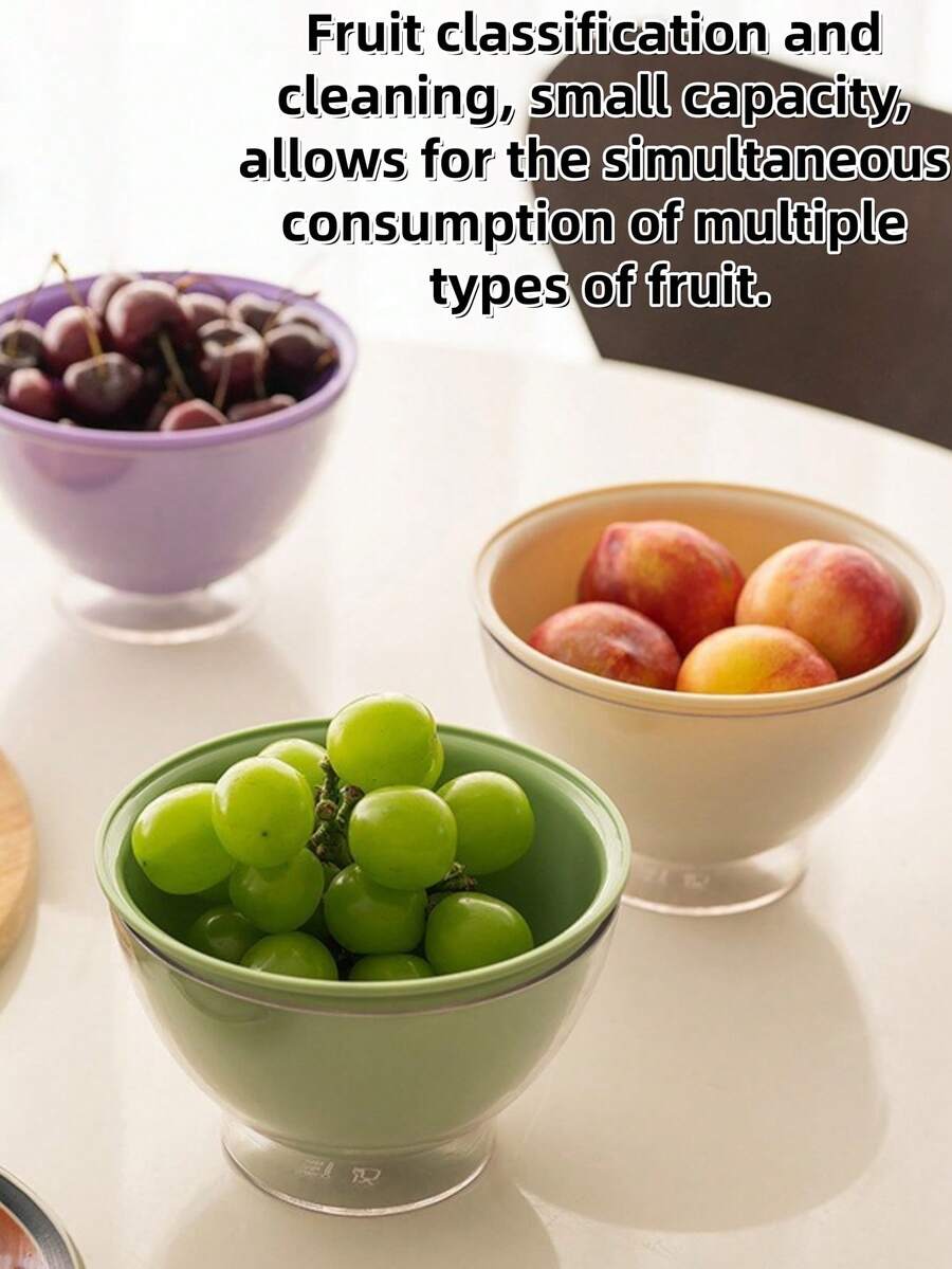 1pc 2-In-1 Thickened Fruit Bowl & Vegetable Basket, Cute Dual-Layer Washing Draining Basket For Home Use,Kitchen Items For Ultimate Kitchen Efficiency With Cozy Fall& Winter Styles, Sink Side Hygienic Kitchen Tools