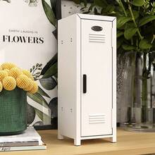 Caja de joyería tipo gabinete de almacenamiento mini, artesanía de pulverización de hierro para almacenar cosméticos, joyas, herramientas de belleza, adecuada como regalo de Navidad, Halloween