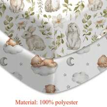 适用于标准婴儿床垫的优质婴儿男孩婴儿床床单 - 超柔软针织婴儿床垫床单，舒适时尚的婴儿床床单，28 英寸 x 52 英寸 x 9 英寸超深口袋，情人节爱心图案