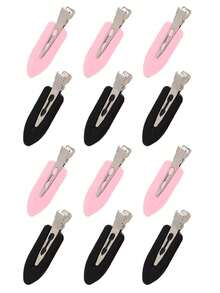 16个简约时尚可弯曲发夹，女士适用 - 适合派对、舞会、日常佩戴、外出 - 新年送给女友和女性朋友的绝佳礼物。休闲发饰，女士爪夹，发卡，学生用品，大学用品，头部饰品，发夹 - 彩色 - 查看 14