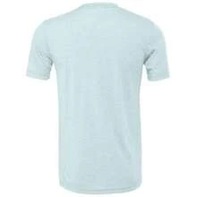 Unisex Adult CVC Heather ShortSleeved TShirt (Prism Ice Blue) - Coffee Brown - View 2