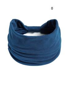 1 pieza Diadema elástica ancha de punto para mujeres, adecuada para decoración del peinado diario, turbante, diadema deportiva, artículos escolares, universidad, diademas para mujeres, pañuelos, accesorios para el cabello de invierno, elegante