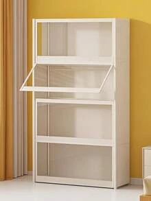 1 chiếc tủ đựng đồ chống bụi có nắp đậy, có thể dùng làm tủ quần áo, kệ sách, tủ sắp xếp đồ đạc, giúp tiết kiệm không gian, chắc chắn và thời trang, dễ lắp ráp và tháo rời, dễ di chuyển, phù hợp cho phòng khách, phòng ngủ, hành lang, văn phòng, nhà ở, lưu trữ nhiều tầng, quà tặng ngày lễ, quà tặng ngày Valentine, quà tặng trẻ em. - Nhiều màu - Xem 3