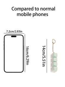 1/3 PC Đồ chơi bàn phím nhiều màu sắc đơn giản Fidget 4 phím Bàn phím hình khối giảm áp lực Móc khóa, Móc khóa xe hơi, Mặt dây chuyền túi, Công cụ giảm căng thẳng sáng tạo: Đồ chơi bóp nút hình thánh giá hình túi để giải tỏa căng thẳng, giảm căng thẳng và giảm buồn chán Chữ Macaron Bàn phím giảm căng thẳng - Nhiều màu - Xem 7