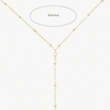 European And American Style Cross-Border Fashion Jewelry Multi-Layer Necklace Women's Accessories Versatile Y-Shaped Fringed Small Pendant Premium Collarbone Chain