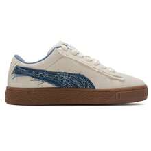 Puma 男鞋女鞋板鞋Suede XL Nippon戶外運動鞋日常通勤休閒鞋403228-01 - 雪白色-樹膠色 - 查看 2