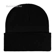 Solid Color Outdoor Ear Warmer Knit Beanie Hat, Unisex