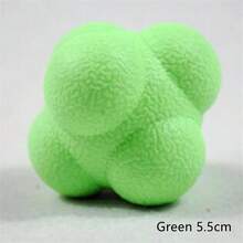 3 个六角反应球，高密度橡胶球，用于速度、敏捷性和协调性训练 - 适用于篮球、足球和户外健身