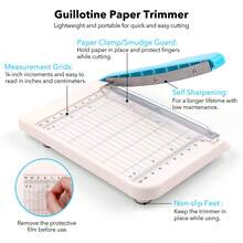 قاطع غيوتين بطول 9 بوصة/6 بوصة لأعمال الحرف الورقية والصور