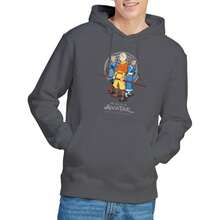 Mens Team Avatar Hoodie (Charcoal) - Coffee Brown - View 1