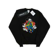 Disney Mens  Vintage Arrows Sweatshirt (Black) - Coffee Brown - View 2