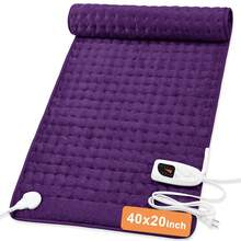 Vankada XXXL Extra Large Heating Pad, Cold Hands And Feet, Keep Warm,Size 40in*20in, 33in*17in, 24in*12in, 6 Temperature Levels And 4 Time Settings, Portable, Back, Neck, Shoulders And Legs Heating, Machine Washable, Perfect Holiday Gift For Men, Women, Parents, Christmas Gift - 美規A型插(110-127V) - 查看 27