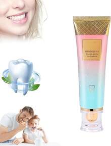 Pasta de dientes blanqueadora intensiva Slipasikao con niacinamida, 2 piezas, 100ml, sin flúor, probiótica, protección de encías, aliento fresco, protección caries, restauradora, blanqueamiento rápido - 1 pieza - Ver 2