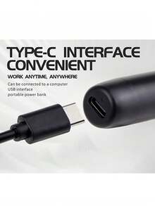 USB Rechargeable Soldering Iron Kit, Portable Soldering Tool With Adjustable Temperature Control, Non-Slip Handle, PVC Material, Compatible With PC And Electrical Instruments, No Assembly Required