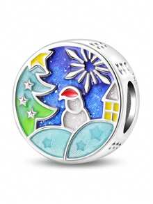 DIY Exquisite Christmas Sleighs, Sweet Gingerbread Men, Lucky Bells, Christmas Trees, Santa Claus, Christmas Stockings And Other Charming Beaded Pendants, Suitable For Everyday Wear, DIY Jewelry Making Necklaces, Bracelets And Other Accessories.