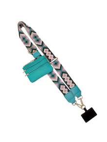 [ New Mobile Phone Hanging Rope ] 2025 New Adjustable Mobile Phone Hanging Rope With Wallet Clip Can Be Crossed Upgraded Extended With Zipper Bag - Multicolor - View 6