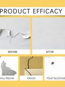 Waterproof And Leakproof Magic Repair Paste: Repairs Cracks, Holes, And Seals In Ceilings, Walls, And Pipes. Quick-Drying, Long-Lasting, And Excellent For Bathrooms, Kitchens, Walls, Pipes, Etc. (The Pointed Design Allows For Greater Control, Making It A Convenient, Oversized DIY Tool For Repairs.) (New And Old Versions Are Sent Randomly.)