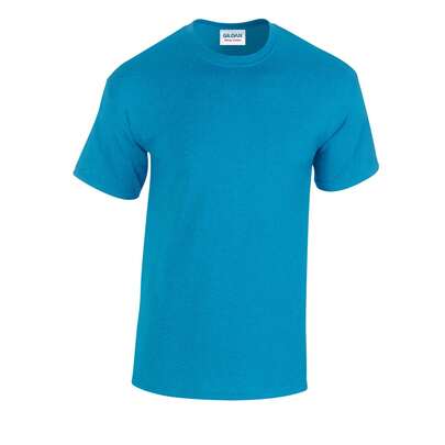 Gildan Unisex Adult Plain Cotton Heavy T-Shirt (Antique Sapphire) - 90% Cotton/10% Polyester - 180gsm - (PC5945)