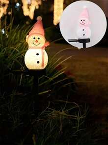 4 Pieces Christmas Solar Snowman Lights - LED Christmas Fairy Lights, Outdoor Waterproof, Suitable For Christmas Decoration / Outdoor Garden / Christmas Party / Holiday Decoration / Christmas Gift / Home Decoration / Courtyard / Sidewalk / Path / Landscape Lighting, Popular Holiday Outdoor Decoration Snowman Lights, Also An Exquisite Christmas Giftchristmas Decoration XMAS Decor Christmas Tree Gift Decor Thanksgiving Wedding Home Decor Home Decor Fall Decor Autumn Decor Birthday Decorations For Gifts Party Supplies Indoor Outdoor Garden Holiday Festival Decor Halloween Decor Wall Decor Halloween Ornaments - 彩色 - 查看 16