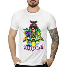 T-Shirt-Shirt T-Shirt FNAF  Unisex Blouse Shipping In 24 Hours - Multicolor - View 9