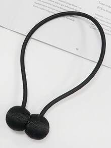 Magnetic Curtain Clips, Magnetic Curtain Tiebacks, Solid Design Curtain Clips, Add Aesthetics To Curtains, Suitable For Living Room, Bedroom And Various Home Curtains - Brown - View 4