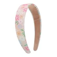 1/10pcs Scallion Powder Flower & Heart Headband, Sweet Hair Hoop Versatile For Party, Daily, School, Holiday Wear