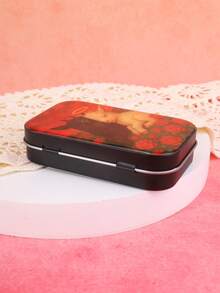 Hộp đựng thuốc lá và thuốc lào làm bằng chất liệu thiếc tráng nhiều lớp, hộp đựng để bàn, hộp đựng đa năng và quà tặng tinh tế cho ngày lễ. - Nhiều màu - Xem 10