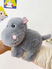Cute Animal Plush Toys Including Elephant, Rabbit, Sloth, Raccoon And Unicorn, With Clapping Rings, Creative Design, Wearable On Wrist, Novelty Christmas And New Year Gifts For Friends, Plush Toys, Christmas, Fun Stuffed Animals - Multicolor - View 7