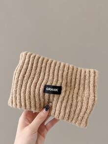 1 件纯色休闲涤纶防寒头带，秋冬款式 - 彩色 - 查看 6