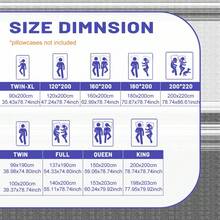 1 Peça Capa de Colchão Macia e Respirável com Padrão de Quebra-cabeça, Protetor de Roupa de Cama Confortável para Quarto, Quarto de Hóspedes e Dormitório, Capa de Colchão (Fronha Não Incluída)