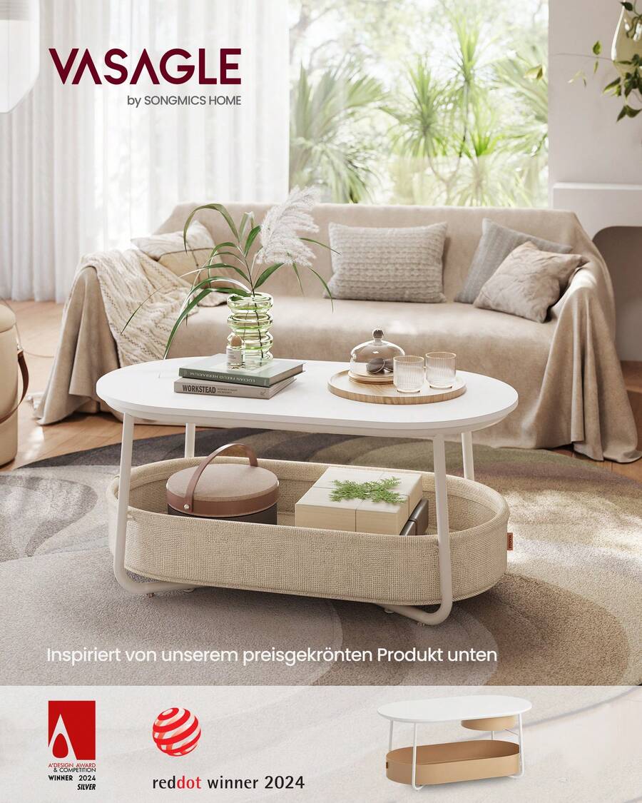 Coffee Tables - Blanco lobo-marrón - Ver 1