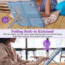 1pc, Suitable For Galaxy Tab A9+/A9 Plus 11 Inch 2024 Model (X210/X216/X218), Shock Resistant And Strong High Impact Protective Cover, Light Purple+Beige