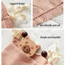 2 件装婴儿床挂式收纳袋，奶瓶架，尿布收纳袋，带 2 个宽口袋，适用于婴儿床、婴儿车，婴儿送礼佳品 - 混合色 - 查看 4